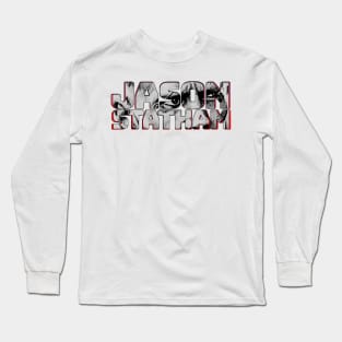 jason statham hand drawing graphic design by ironpalette Long Sleeve T-Shirt